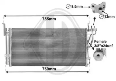 Конденсатор, кондиционер DIEDERICHS купить