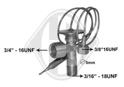 Расширительный клапан, кондиционер DIEDERICHS купить