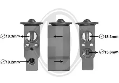 Расширительный клапан, кондиционер DIEDERICHS купить