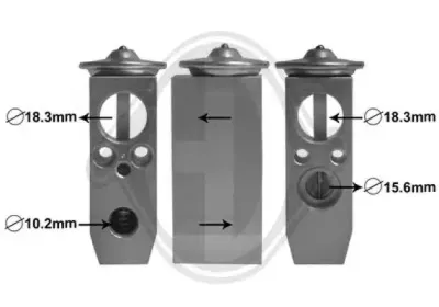 Расширительный клапан, кондиционер DIEDERICHS купить