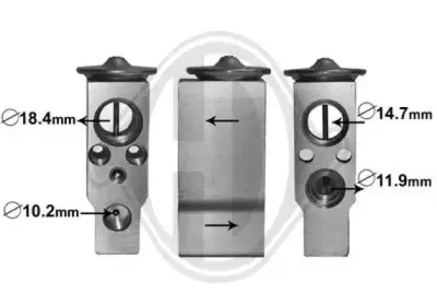Расширительный клапан, кондиционер DIEDERICHS купить