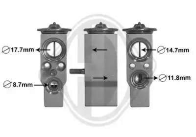 Расширительный клапан, кондиционер DIEDERICHS купить