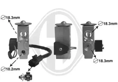 Расширительный клапан, кондиционер DIEDERICHS купить