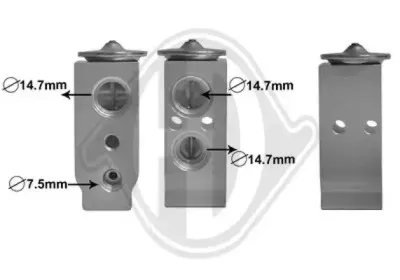 Расширительный клапан, кондиционер DIEDERICHS купить