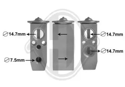 Расширительный клапан, кондиционер DIEDERICHS купить