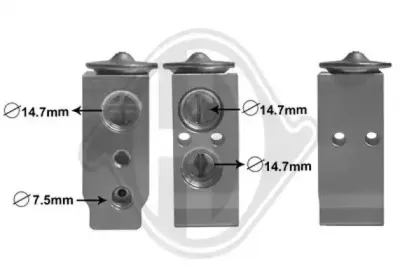 Расширительный клапан, кондиционер DIEDERICHS купить