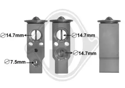 Расширительный клапан, кондиционер DIEDERICHS купить