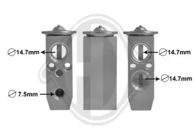 Расширительный клапан, кондиционер DIEDERICHS купить