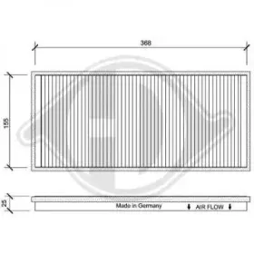 Фильтр, воздух во внутренном пространстве DIEDERICHS купить