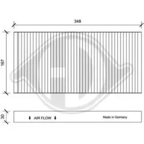 Фильтр, воздух во внутренном пространстве DIEDERICHS купить