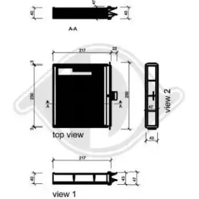 Фильтр, воздух во внутренном пространстве DIEDERICHS купить