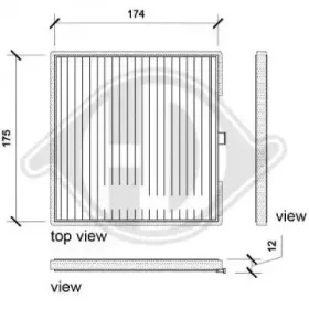 Фильтр, воздух во внутренном пространстве DIEDERICHS купить