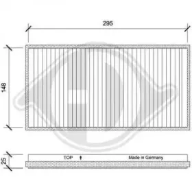 Фильтр, воздух во внутренном пространстве DIEDERICHS купить