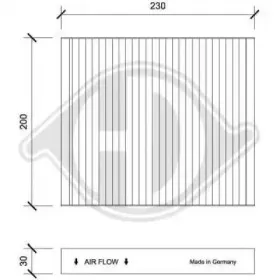 Фильтр, воздух во внутренном пространстве DIEDERICHS купить
