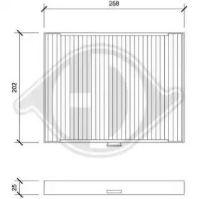 Фильтр, воздух во внутренном пространстве DIEDERICHS купить