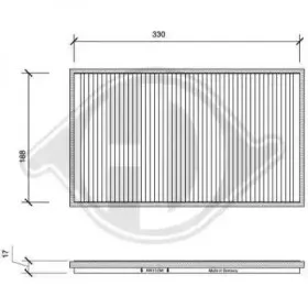 Фильтр, воздух во внутренном пространстве DIEDERICHS купить