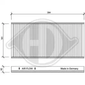 Фильтр, воздух во внутренном пространстве DIEDERICHS купить