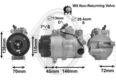 Компрессор, кондиционер DIEDERICHS купить