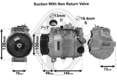 Компрессор, кондиционер DIEDERICHS купить