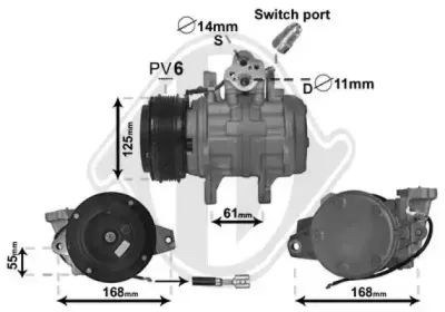 Компрессор, кондиционер DIEDERICHS купить