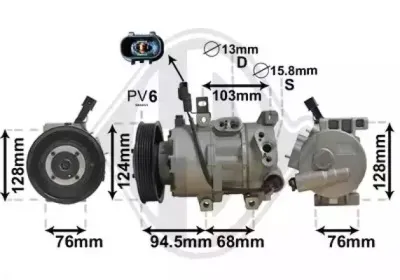 Компрессор, кондиционер DIEDERICHS купить