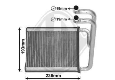 Теплообменник, отопление салона DIEDERICHS купить