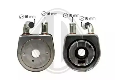 масляный радиатор, двигательное масло DIEDERICHS купить