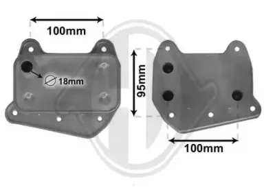 масляный радиатор, двигательное масло DIEDERICHS купить