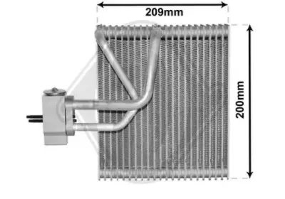 Испаритель, кондиционер DIEDERICHS купить