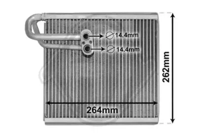 Испаритель, кондиционер DIEDERICHS купить