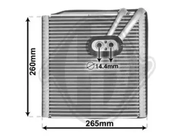 Испаритель, кондиционер DIEDERICHS купить