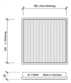 Фильтр, воздух во внутренном пространстве DIEDERICHS купить