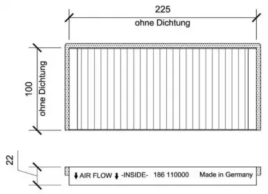 Фильтр, воздух во внутренном пространстве DIEDERICHS купить