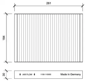 Фильтр, воздух во внутренном пространстве DIEDERICHS купить