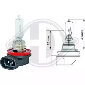 Лампа накаливания, фара дальнего света DIEDERICHS купить