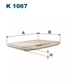 Фільтр салону FILTRON купить