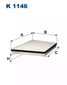 Фильтр, воздух во внутренном пространстве FILTRON купить