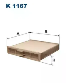 Фильтр, воздух во внутренном пространстве FILTRON купить