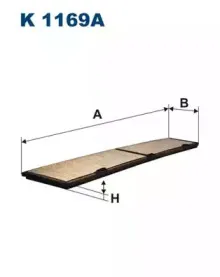 Фильтр, воздух во внутренном пространстве FILTRON купить