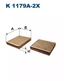 Фильтр, воздух во внутренном пространстве FILTRON купить