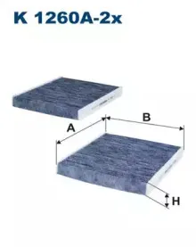 Фильтр, воздух во внутренном пространстве FILTRON купить