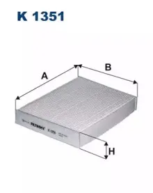 Фильтр, воздух во внутренном пространстве FILTRON купить