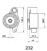 Устройство для натяжения ремня, ремень ГРМ ASHIKA купить