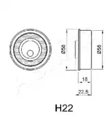 Ролик модуля натягувача ременя ASHIKA купить