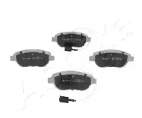 Комплект тормозных колодок, дисковый тормоз ASHIKA купить