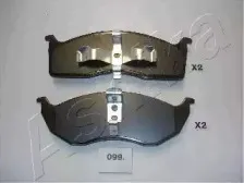 Комплект тормозных колодок, дисковый тормоз ASHIKA купить