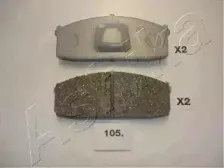 Комплект тормозных колодок, дисковый тормоз ASHIKA купить