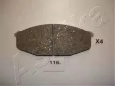 Комплект тормозных колодок, дисковый тормоз ASHIKA купить