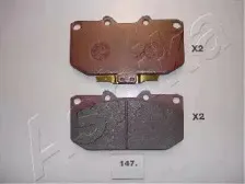 Комплект тормозных колодок, дисковый тормоз ASHIKA купить