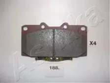 Комплект тормозных колодок, дисковый тормоз ASHIKA купить